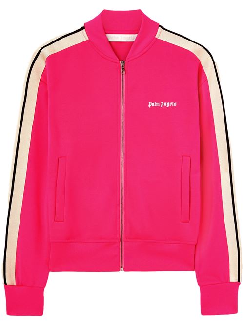 Felpa rosa fucsia con cerniera PALM ANGELS | PWBD050S25FAB0023203